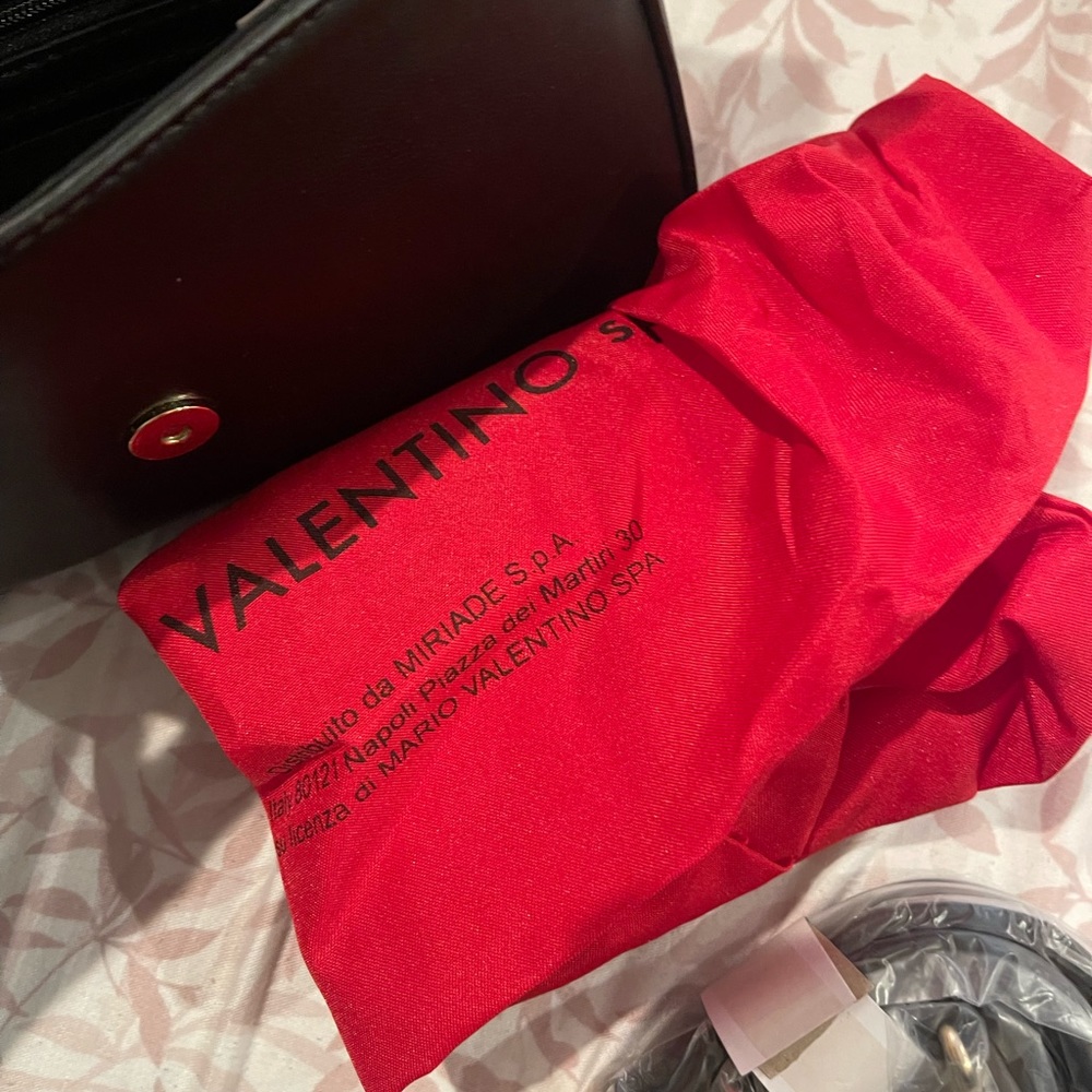 NWT Mario Valentino Purse (Black & Pink) - Picture 8 of 12